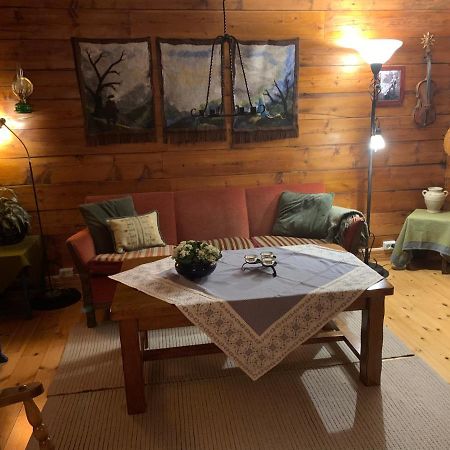Вилла 100 Years Old Norwegian Log House In Тромсё Экстерьер фото